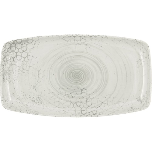Bauscher 752336-425940 Smart 14-1/10"X7-9/10" Rectangular Burger Platter, Minea