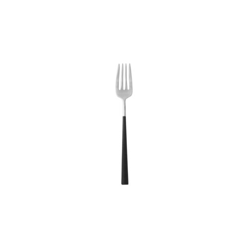 Costa Nova C20299-BLK Mito 7" Dessert Fork, Black (Case of 12)