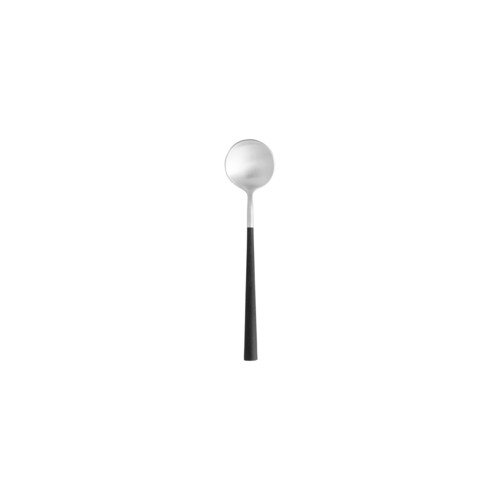 Costa Nova C20302-BLK Mito 5" Tea Spoon, Black (Case of 12)