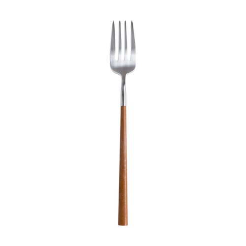 Costa Nova C20461-WDN Mito 8" Table Fork, Wood Handle (Case of 12)