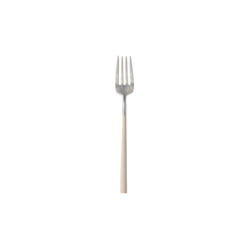 Costa Nova C20682-CRM Mito 7" Dessert Fork, Cru Cable (Case of 12)