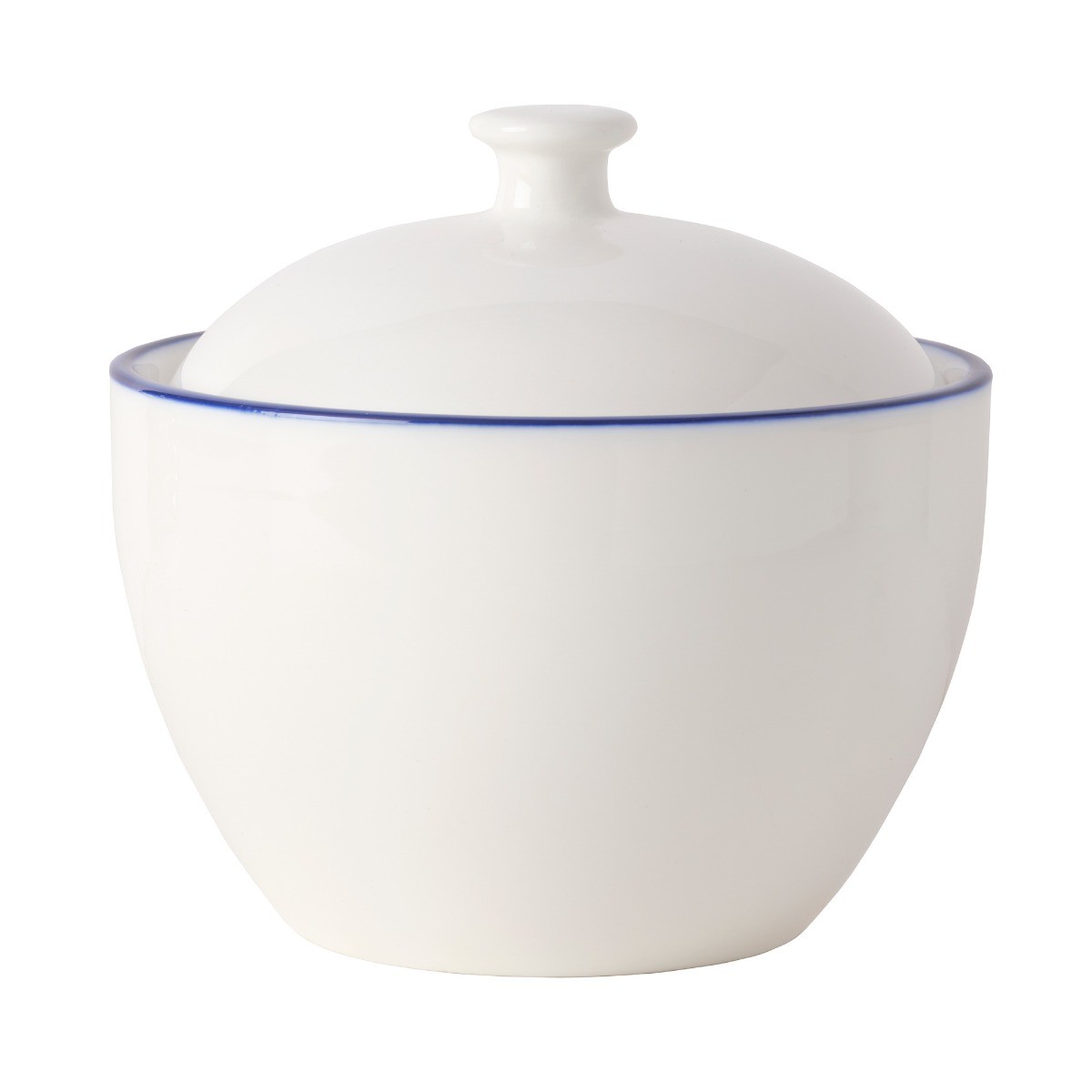 Mikasa 5297195 Bistro Pinstripe 4-1/10" Sugar Pot