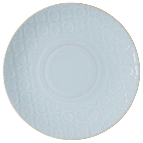 Mikasa 5308769 Skye 8.2" Stonecast Coupe Plate, Aqua