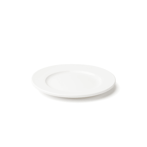 Browne Foodservice 5630106 Foundation Wide Rim Plate, 6.5", White