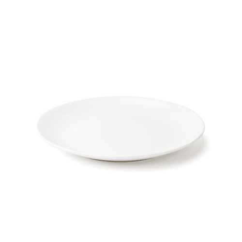 Browne Foodservice 5630163 Foundation Coupe Plate, 8", White