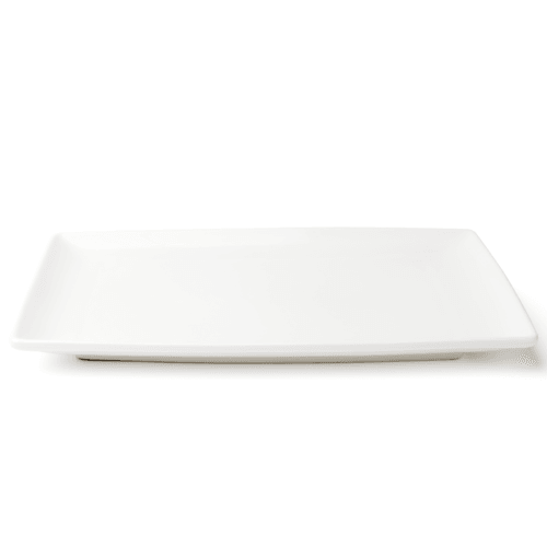 Browne Foodservice 5630188 Foundation Plate, 12.25"X8", White