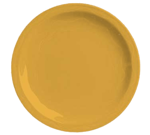 Libbey 903033010 Cantina 9" Carved Plate, Saffron (Case of 12)