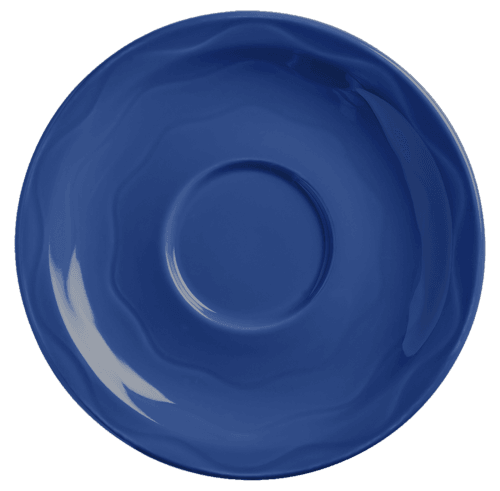 Libbey 903032201 Cantina 6-1/4" Carved Saucer, Blueberry (Case of 12)