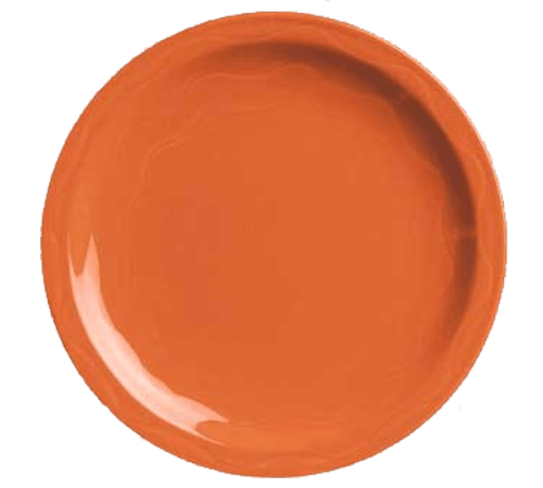 Libbey 903034009 Cantina 6-1/4" Carved Plate, Cayenne (Case of 12)