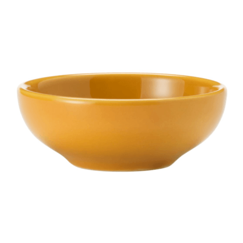 Libbey 903044002 Cantina 5oz Uncarved Salsa Bowl, Saffron