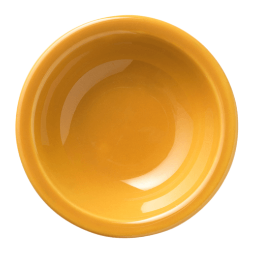 Libbey 903044172 Cantina 4oz Uncarved Fruit Dish, Saffron (Case of 36)