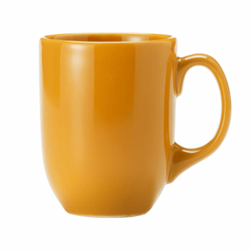 Libbey 903044904 Cantina 11oz Uncarved Mug, Saffron