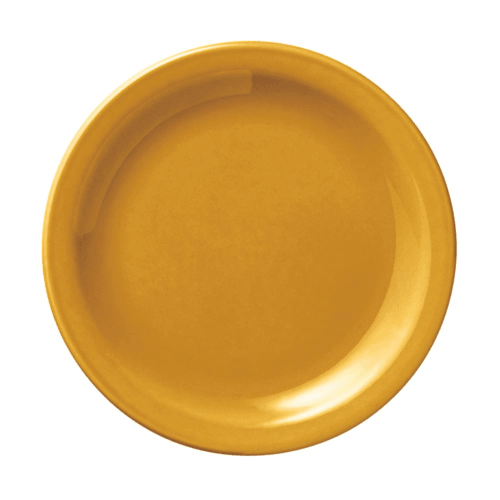 Libbey 903044909 Cantina 6-1/4" Uncarved Plate, Saffron (Case of 12)