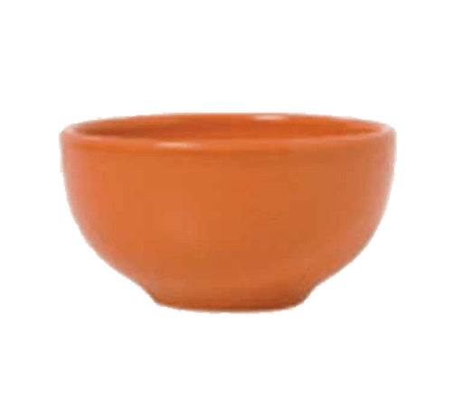 Libbey 903045005 Cantina 8oz Uncarved Bouillon, Cayenne (Case of 12)