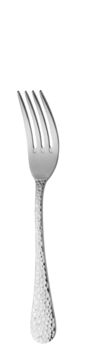RAK C0SPDEF Sparkle Hammered 7.3" Dessert Fork, 18/0 Stainless Steel (Case of 12)