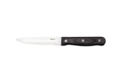 RAK CHSTKWPGY 9.5"Steak Knife w/ Grey Wood Handle (Case of 12)