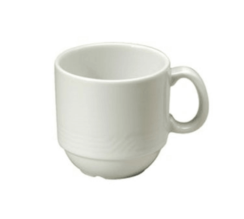 Oneida R4010000530 Impressions 7oz Stackable Cup, White (Case of 36)