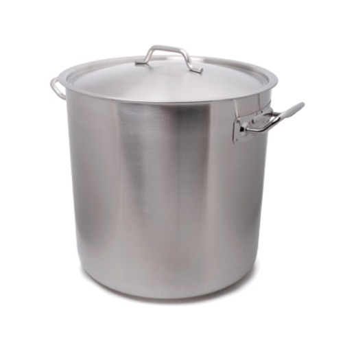 Boelter CSS-1053 Induction Ready Stock Pot with Cover, 53qt