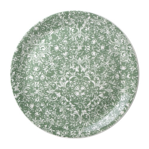 Steelite 17650565 Performance Ink Coupe Plate, 11-3/4", Green