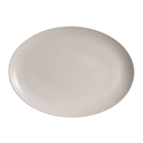 Steelite 4422RF044 Lucio Oval Platter, 9"X6-3/8", White
