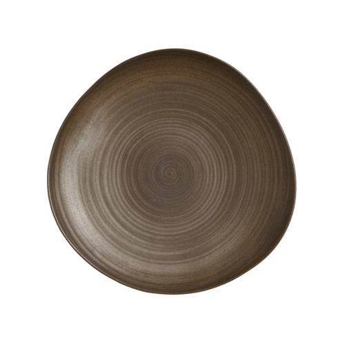 Steelite 6965E6155 Folio Alpha Ceram Plate, 8-5/8", Brown