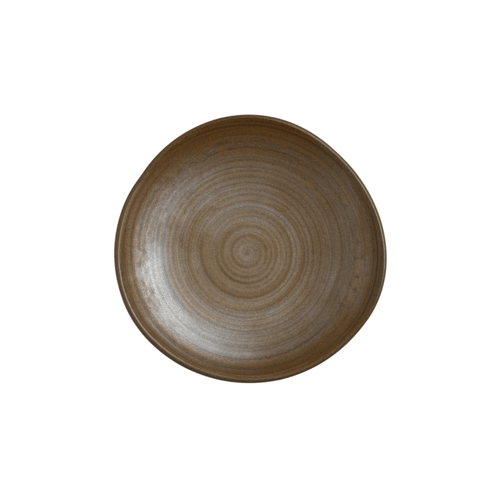 Steelite 6965E6156 Folio Alpha Ceram Plate, 6-5/8", Brown