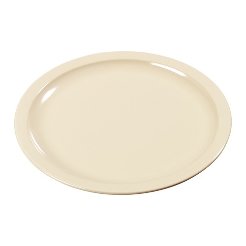 Carlisle KL20425 Kingline™  Melamine Narrow Rim Pie Plate, 6-1/2", Tan