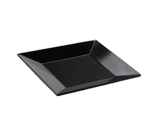 G.E.T. ML-104-BK Siciliano® Square Plate, 10", Black