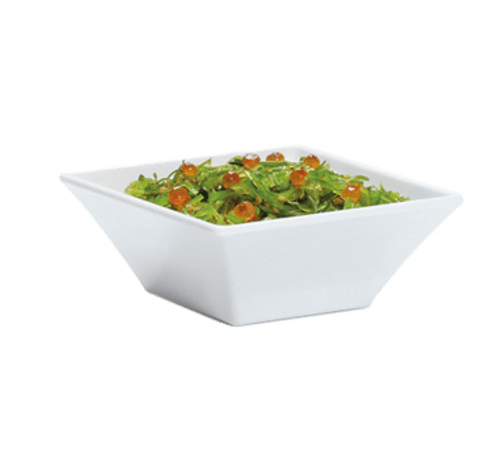 G.E.T. ML-238-W Siciliano® Square Flared Bowl 14oz, 5", White
