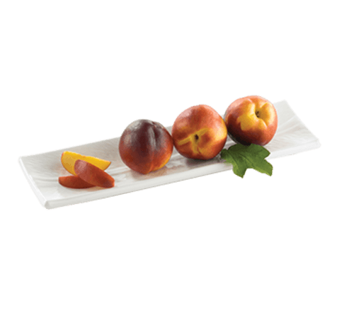 Tablecraft M165 Frostone™ Melamine Rectangular Dish, 15-3/4X5", White