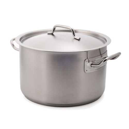 Boelter CSS-2017 Induction Ready Sauce Pot w/ Cover, 17qt