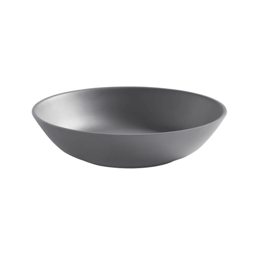 American Metalcraft MCB16GR Mix & Matte Melamine Bowl, 16oz., Matte Gray