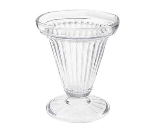 G.E.T. ICM-25-CL Dessert Time Ice Cream Cup 6oz,3-3/4", SAN, Clear (Case of 24)