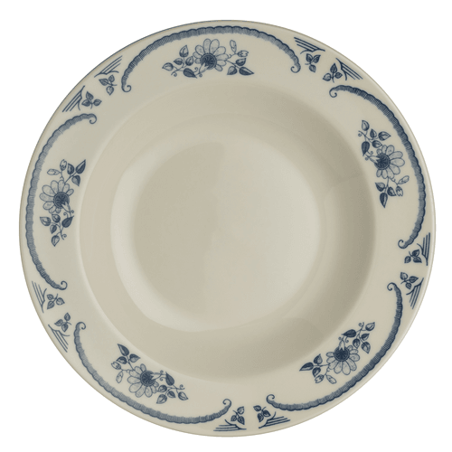 Steelite HL3805035 American Rose Pasta Bowl, 20oz, Blue