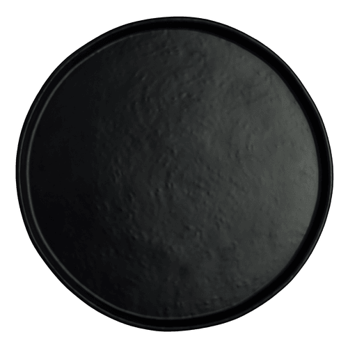 Steelite 7181TM503 Creations Melamine Plate, 10-3/4", Black