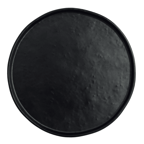 Steelite 7181TM502 Creations Melamine Plate, 8-1/4", Black