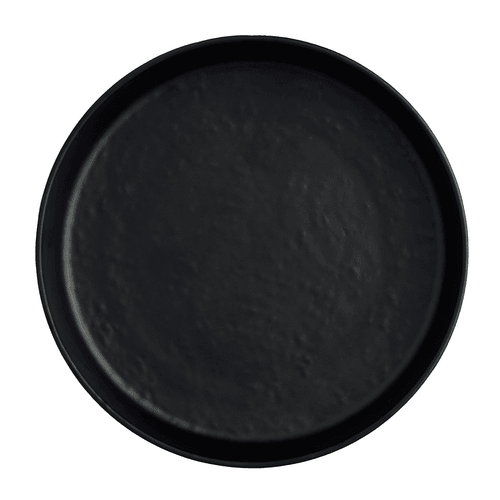 Steelite 7181TM506 Creations Melamine Plate, 8", Black