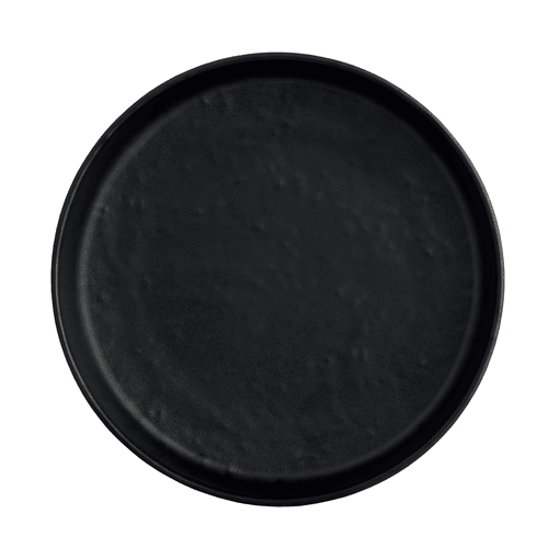Steelite 7181TM505 Creations Melamine Plate, 6-1/2", Black