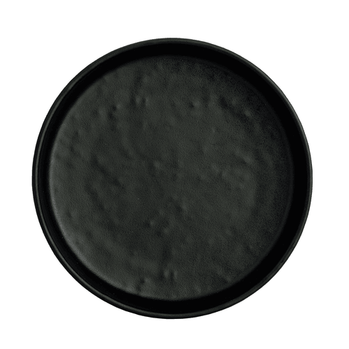 Steelite 7181TM504 Creations Melamine Plate, 4-7/8", Black
