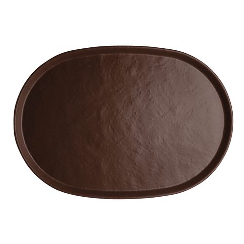 Steelite 7180TM520 Creations Melamine Oval Tray, 17"X11-3/4", Copper