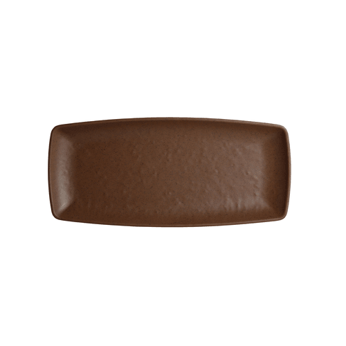 Steelite 7180TM507 Creations Melamine Rectangular Plate, 9-1/2"X4-1/3", Copper