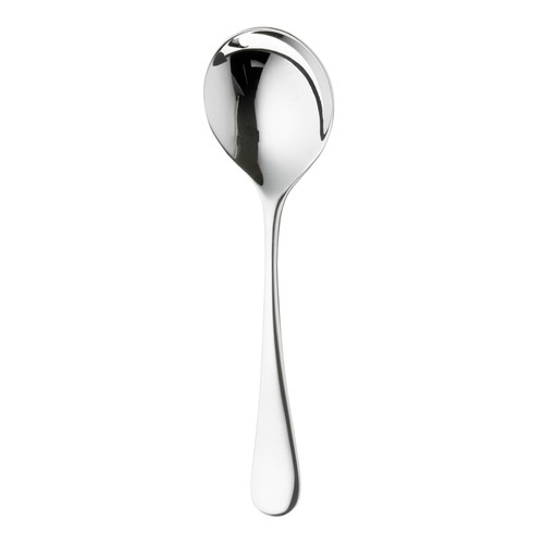 Steelite 5970SX075 Radford Round Bowl Soup Spoon, 6-1/2", 18/10 Stainless Steel