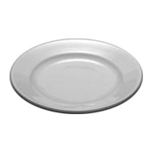 Boelter BWWRC-7 Wide Rim Plate, 7-1/8", Bright White (Case of 36)
