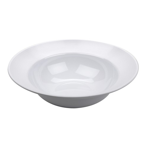 G.E.T. B-192-MN-W Minski Melamine Serving Bowl, 6qt, White