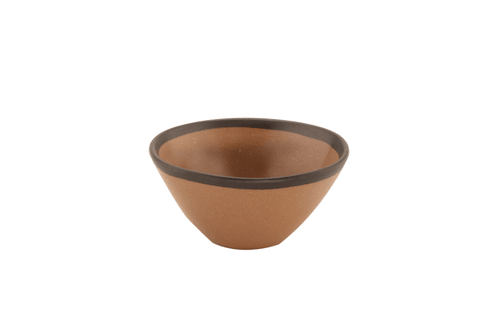G.E.T. B-80-TP Pottery Market Melamine Bowl, 8oz, Speckled Taupe (Case of 24)