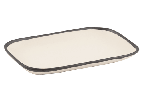 G.E.T. CS-1170-MA Pottery Market Melamine Plate, 12"7-1/2", Manila