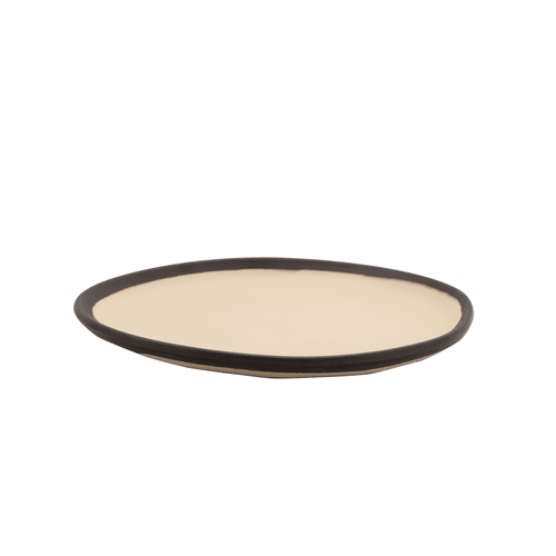 G.E.T. CS-70-MA Pottery Market Melamine Plate, 7", Manila