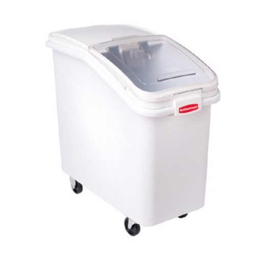 Rubbermaid FG360288WHT Mobile Ingredient Bin, 500cup, White
