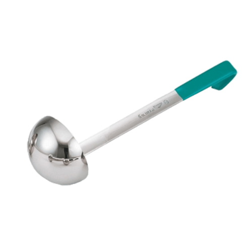 Vollrath 4980655 Kool-Touch Antimicrobial Ladle, 6oz, Teal