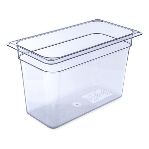 Carlisle 3066907 StorPlus Food Pan, 1/3 Size, 8" Deep, Clear